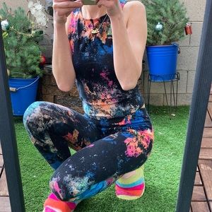 Material Girl Leggings and Crop Top Set